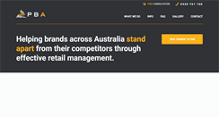 Desktop Screenshot of paulbaxteragencies.com.au