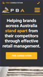 Mobile Screenshot of paulbaxteragencies.com.au